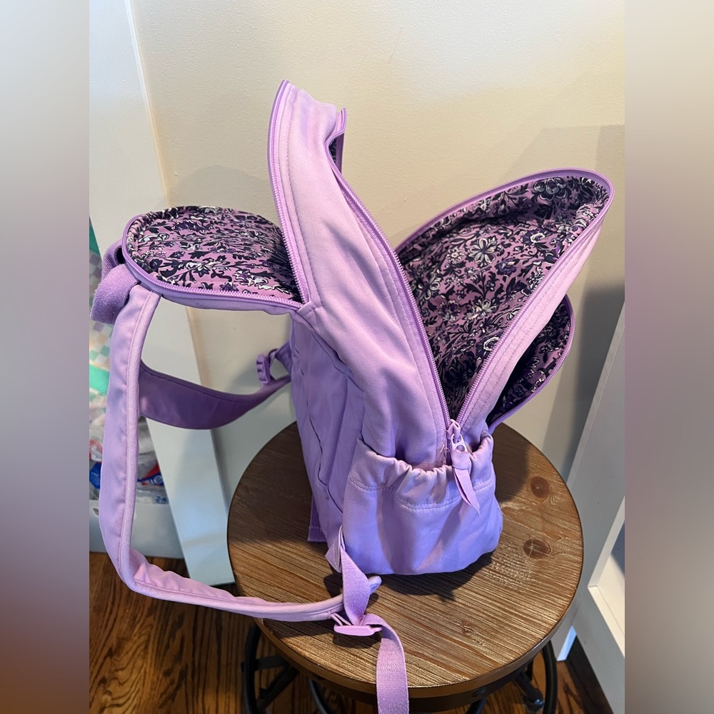 Violet Vera Bradley Backpack - Picture 5 of 6
